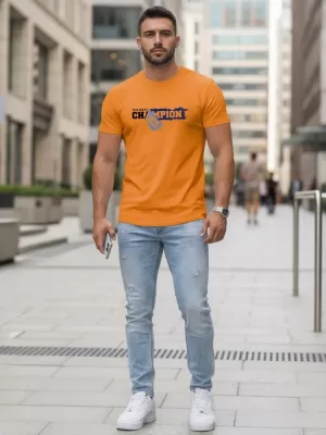 Tricou pentru bărbați DSTREET NX5017R-OR PORTOCALE