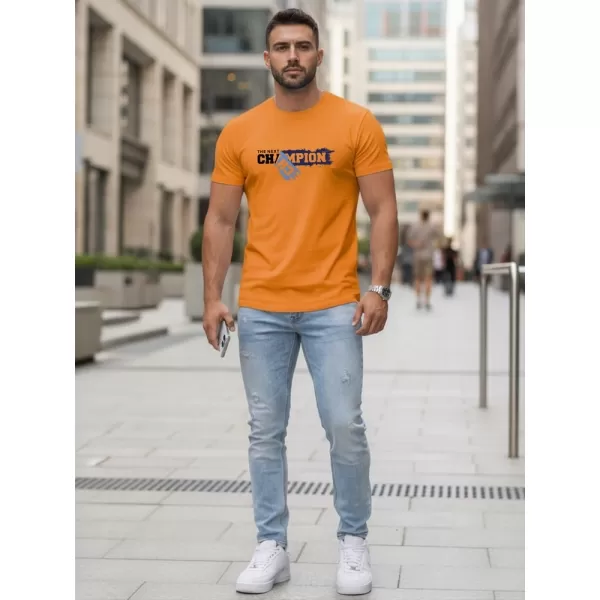  Tricou pentru bărbați DSTREET NX5017R-OR PORTOCALE 