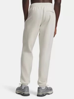 Pantaloni de trening pentru bărbați UNDER ARMOUR ICON FLEECE JOGGER 1373882-110 ALB