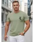 Tricou pentru bărbați DSTREET NX5104R-MO VERDE DESCHIS