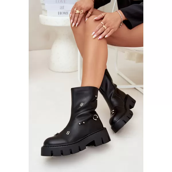 Pantofi de dama BOTO DA161P NEGRU 