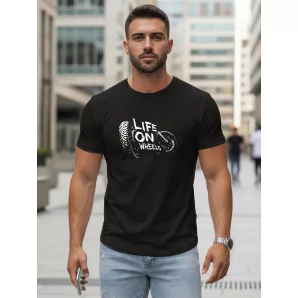  Tricou pentru bărbați DSTREET NX5016R-BK NEGRU 