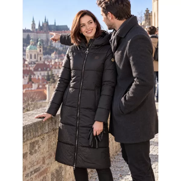  Palton de iarnă de damă ALTISPORT IMELDA NEGRU 