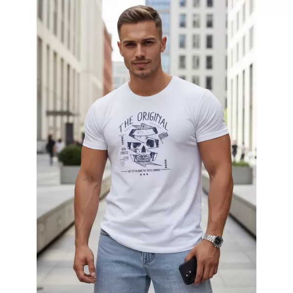  Tricou pentru bărbați DSTREET RX5379 ALB 