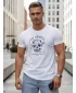 Tricou pentru bărbați DSTREET RX5379 ALB