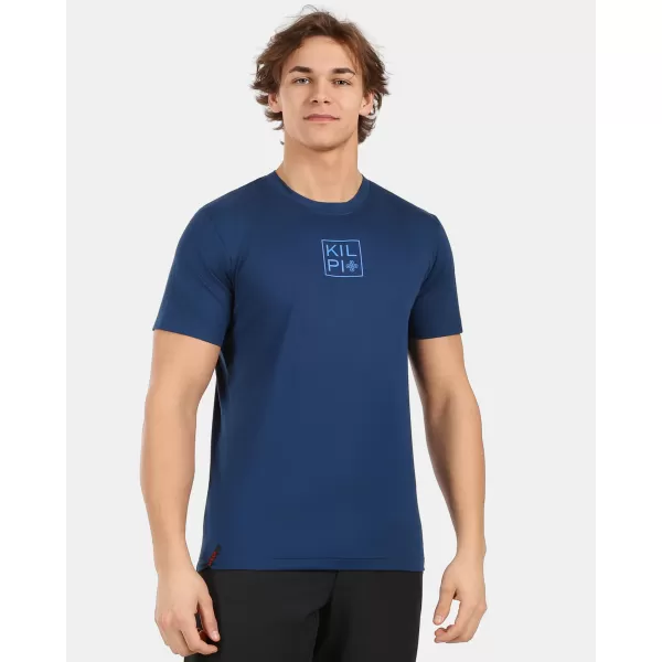  Tricou funcțional pentru bărbați KILPI LISMAIN-M 1M0302KI ALBASTRU ÎNCHIS 