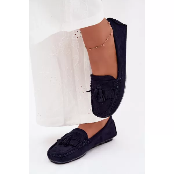  Mocasini de dama BOTO W2551 ALBASTRU 