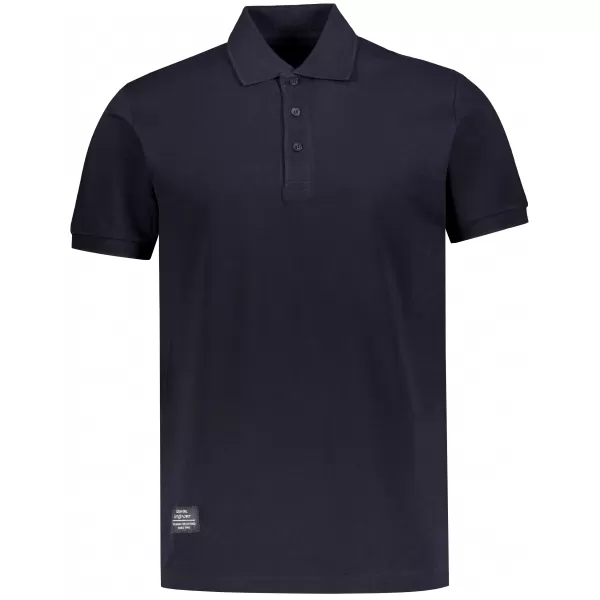  Tricou pentru bărbați cu guler ALTISPORT NP/ALMST90601 OPAL NEGRU 