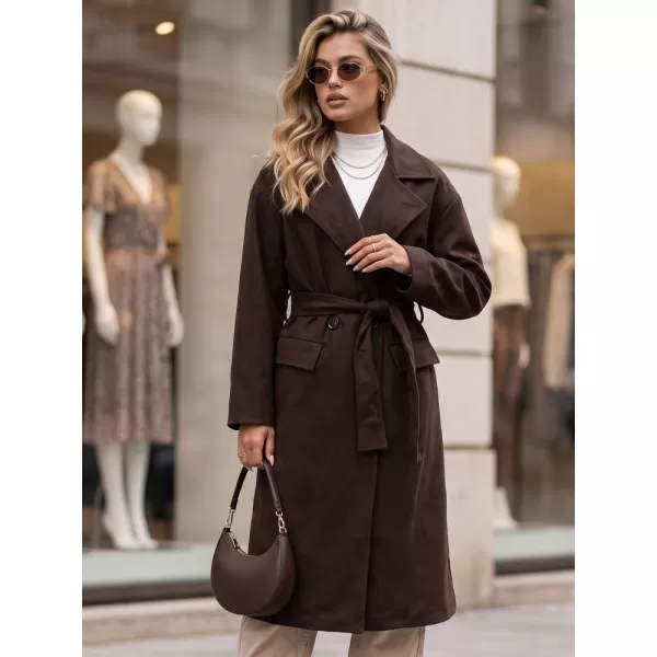  Palton de damă DSTREET NY0785 MARO 