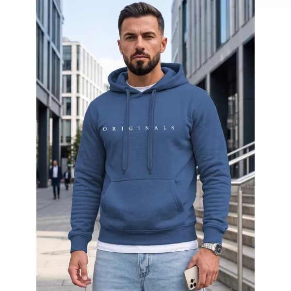  Hanorac pentru bărbați DSTREET NX5151BX-17-09 ALBASTRU 