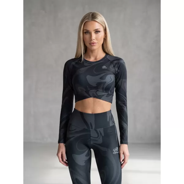  Jambiere lungi premium pentru femei (dimensiuni noi) ALTISPORT VOJ/ALW072LEG05 NEGRU 