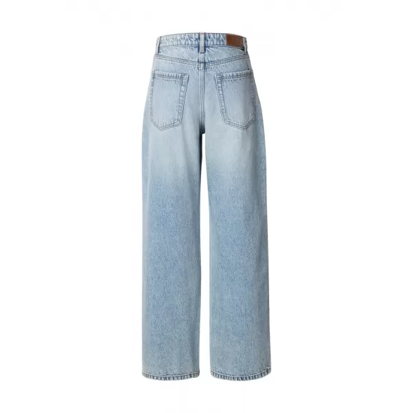  Pantaloni de dama URBAN CLASSICS TB8141 MURDAR ALBASTRU DESCHIS SPĂLAT CU ACID 