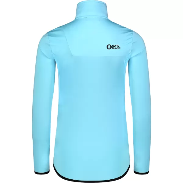  Hanorac pentru femei powerfleece NORDBLANC CRISP NBSFL8338 ALBASTRU DESCHIS 