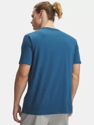 Tricou pentru bărbați UNDER ARMOUR M 60/40S ARMOR GLOBE SS 6009261-498 ALBASTRU
