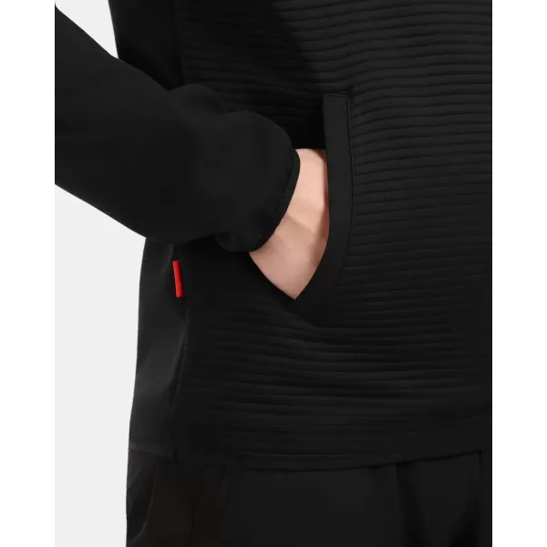  Hanorac pentru bărbați din fleece KILPI DELEG-M 1M0211KI NEGRU 