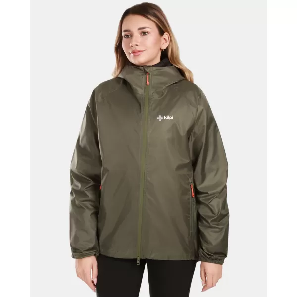  Jacheta hardshell KILPI JALUU-U 1U0180KI VERDE ÎNCHIS 