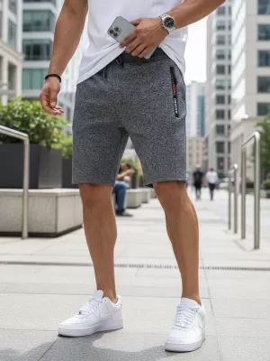Pantaloni scurți pentru bărbați DSTREET SX2229 GRI ÎNCHIS