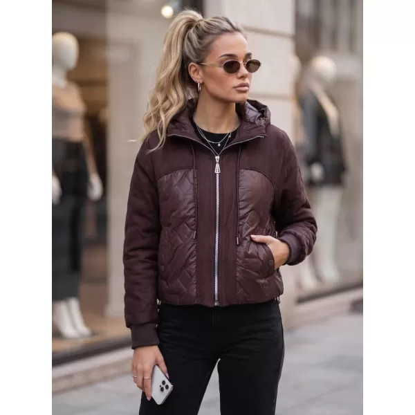  Geaca de dama DSTREET TY6094 BURGUNDIA 