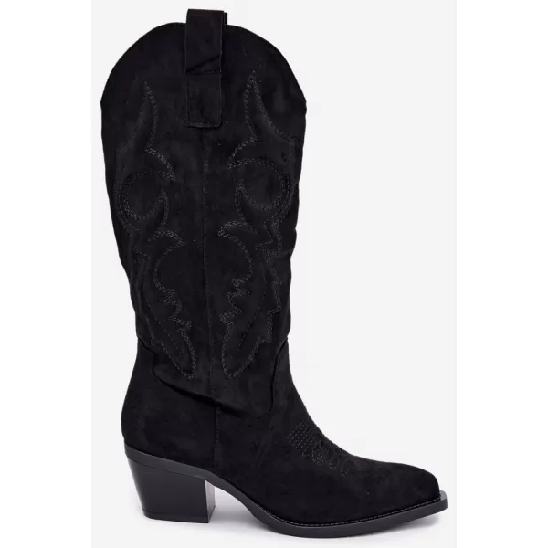  Cizme de dama BOTO 7689A NEGRU 