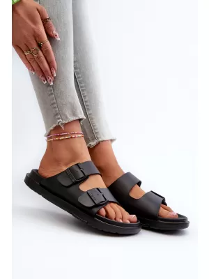 Papuci de damă BIG STAR SHOES NN274A750 NEGRU