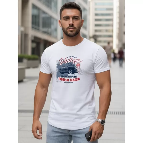  Tricou pentru bărbați DSTREET NX5082R ALB 