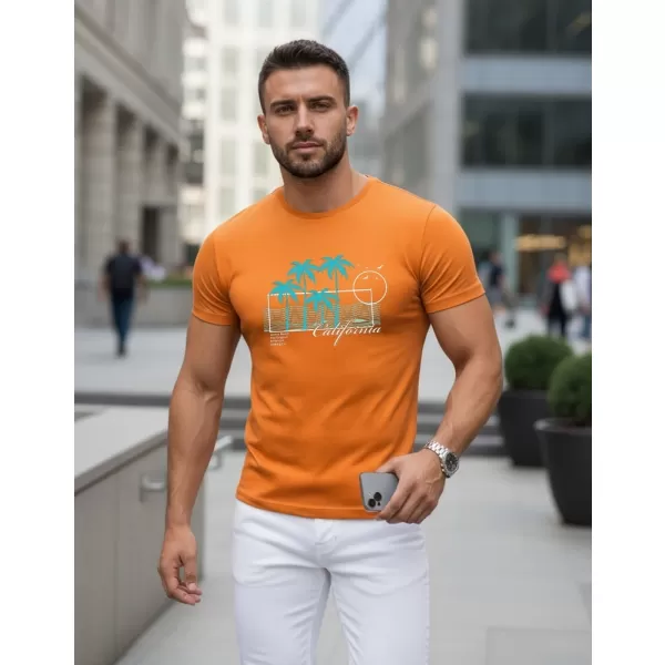  Tricou pentru bărbați DSTREET NX5020R PORTOCALE 