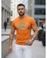 Tricou pentru bărbați DSTREET NX5020R PORTOCALE