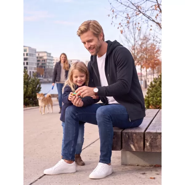  Hanorac pentru bărbați ALTISPORT NP/ALMST45001 OPAL NEGRU 
