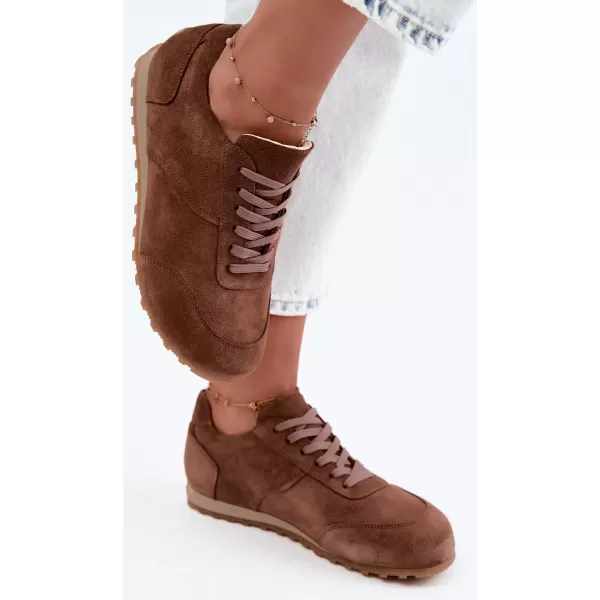  Adidași de damă ZAZOO N1422 BROWN 