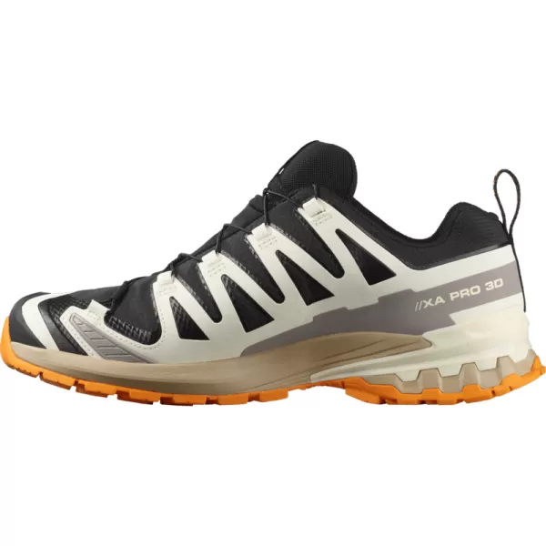  Pantofi pentru bărbați SALOMON XA PRO 3D V9 GORE-TEX L47881900 GHEAȚĂ NEAGRĂ/VANILIE/TURMERIC 