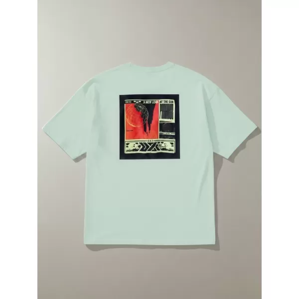  Tricou pentru bărbați DSTREET RX5305 VERDE DESCHIS 