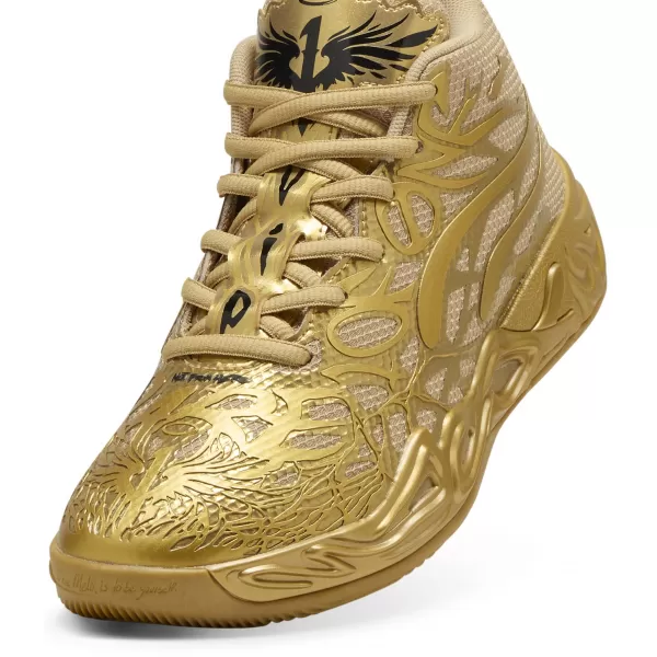  Pantofi de baschet pentru copii PUMA MB.04 GOLDEN CHILD JR 311312-01 PUMA GOLD/MAT PUMA GOLD 