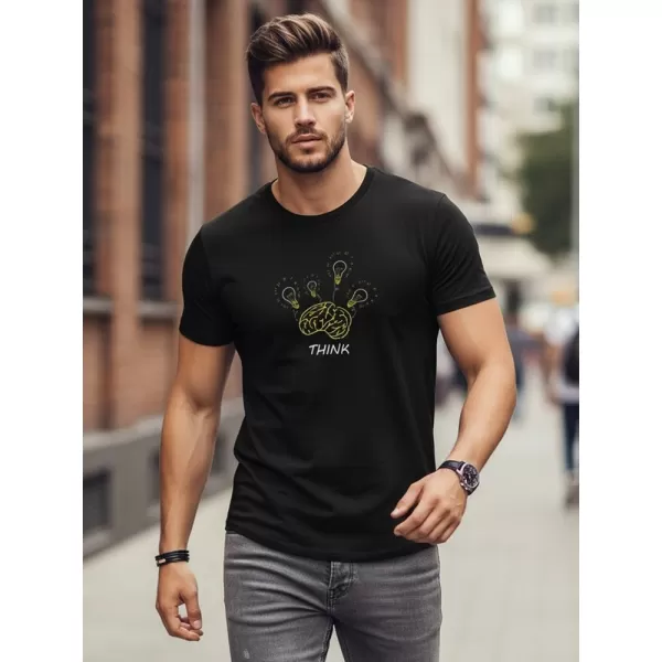  Tricou pentru bărbați DSTREET NX0149R-BK NEGRU 
