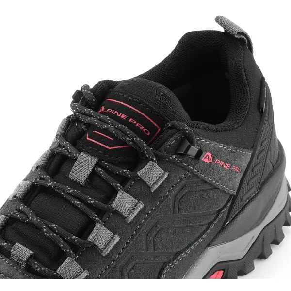  Pantofi de exterior ALPINE PRO WANGE GRI ÎNCHIS ADEVĂRAT 
