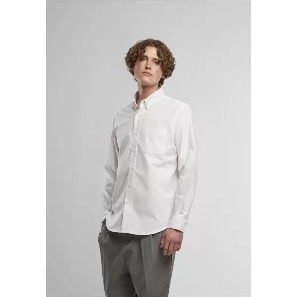  Cămașă pentru bărbați URBAN CLASSICS TB8094 ALB 