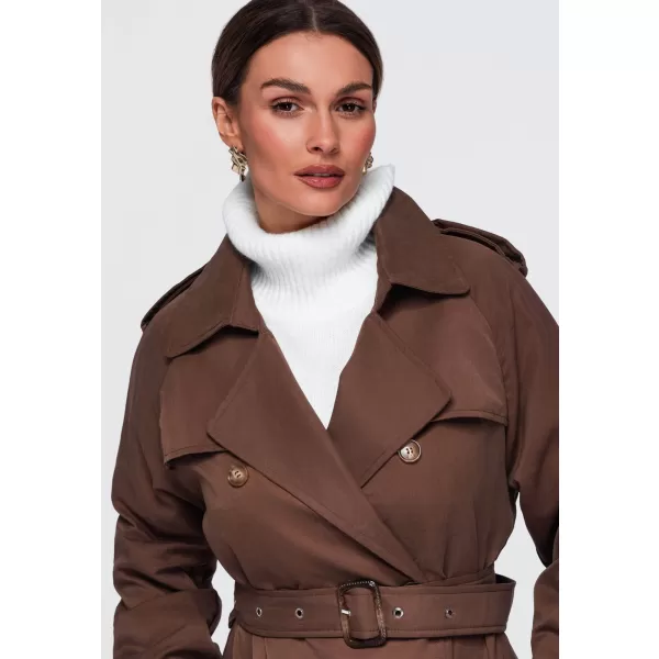  Palton de damă OMBRE OW-COLC-0121 MARO 