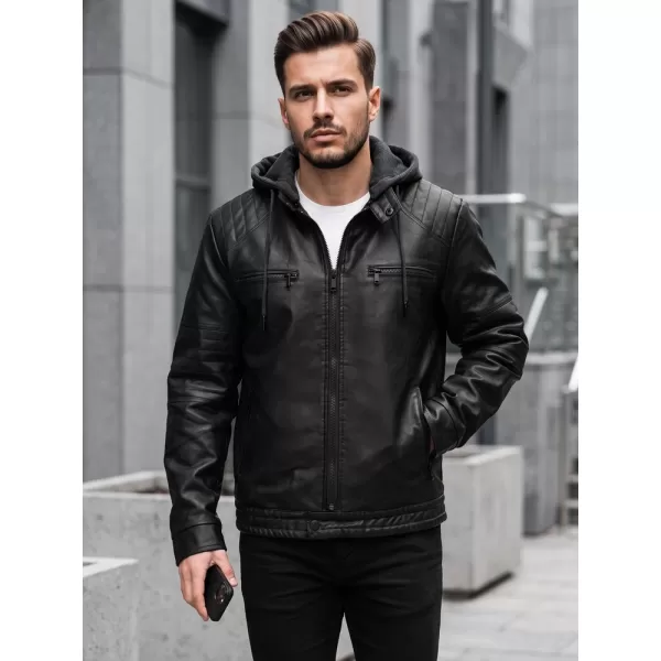  Jachetă pentru bărbați DSTREET TX5145 NEGRU 