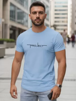 Tricou pentru bărbați DSTREET NX5127R-SK ALBASTRU DESCHIS