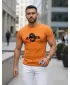 Tricou pentru bărbați DSTREET NX5019R-OR PORTOCALE