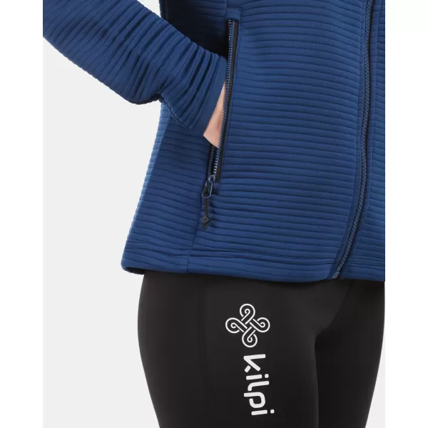  Hanorac de damă din fleece KILPI TANALI-W 1L0202KI ALBASTRU ÎNCHIS 