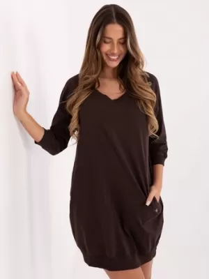 Rochie BASIC FEEL GOOD RV-SK-7203.35P MARO ÎNCHIS