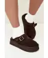Papuci de damă BIG STAR SHOES UU274697 MARO/BEJ