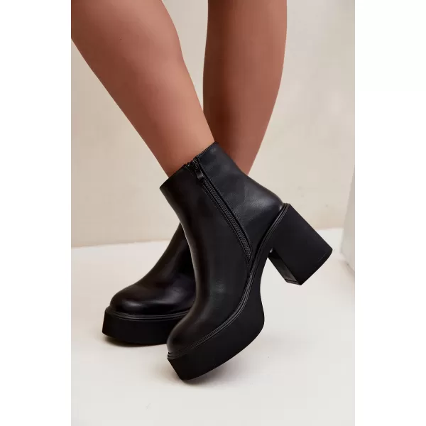  Botine de dama BOTO 5303 NEGRU 