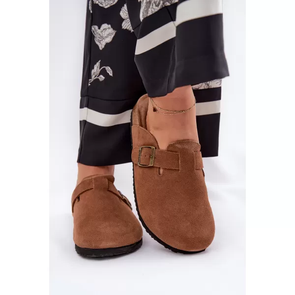  Papuci de damă BIG STAR SHOES RR274A387 MARO/BEJ 
