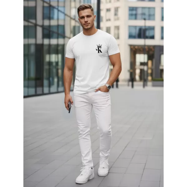  Tricou pentru bărbați DSTREET NX5104R-WH ALB 
