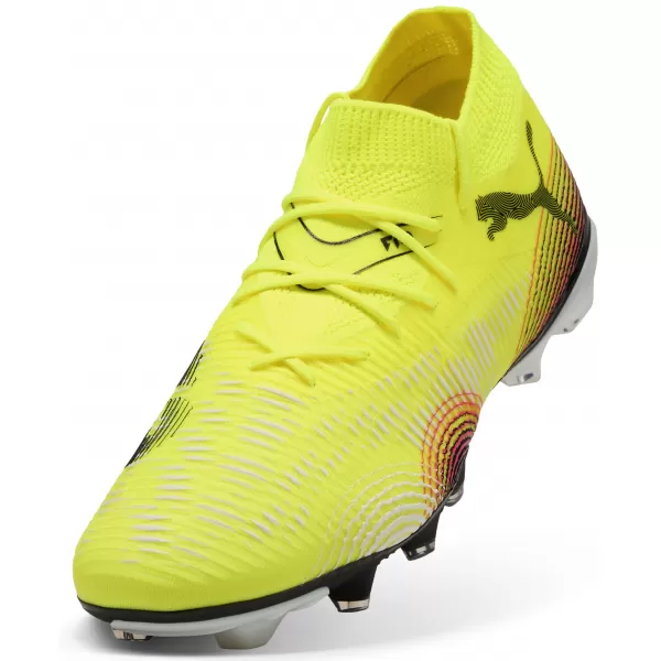  Cizme de fotbal PUMA FUTURE 8 MATCH FG/AG 108140-03 GALBEN/NEGRU/ LOVIT DE SOARE 