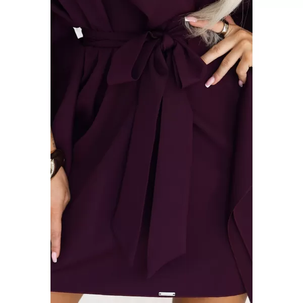  Rochie NUMOCO 287-48 PRUNE COAPTE 