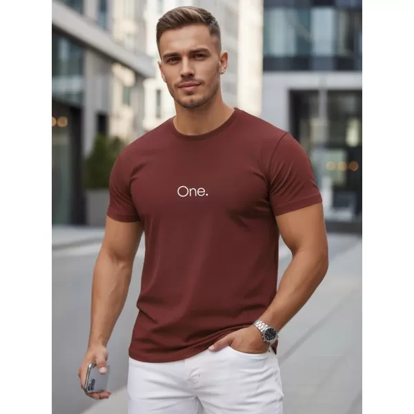  Tricou pentru bărbați DSTREET NX5125R-BU CLARET 