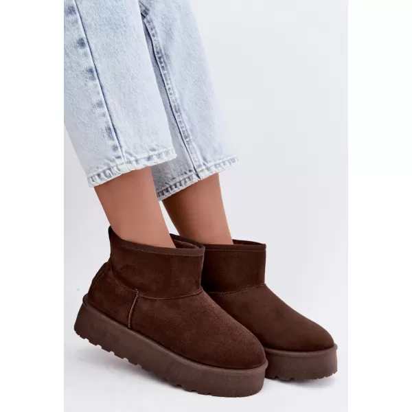  Pantofi de dama BIG STAR SHOES UU274223 UMBRE MARO/BEJ 
