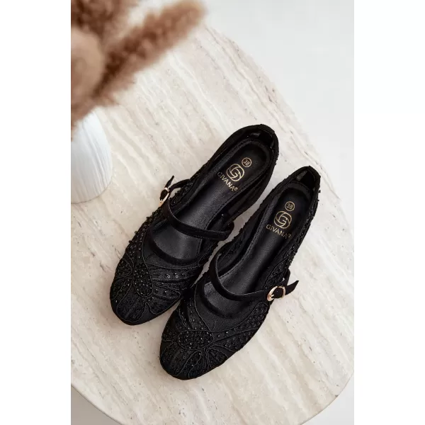 Balerini de dama BOTO CH951 NEGRU 